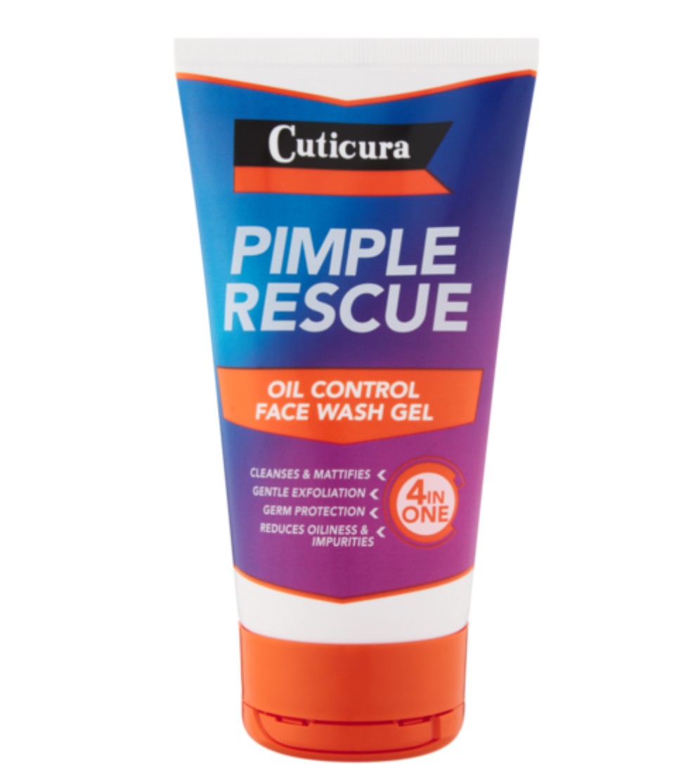 Cuticura Pimple Rescue Oil Control Face Wash Gel (150ml)