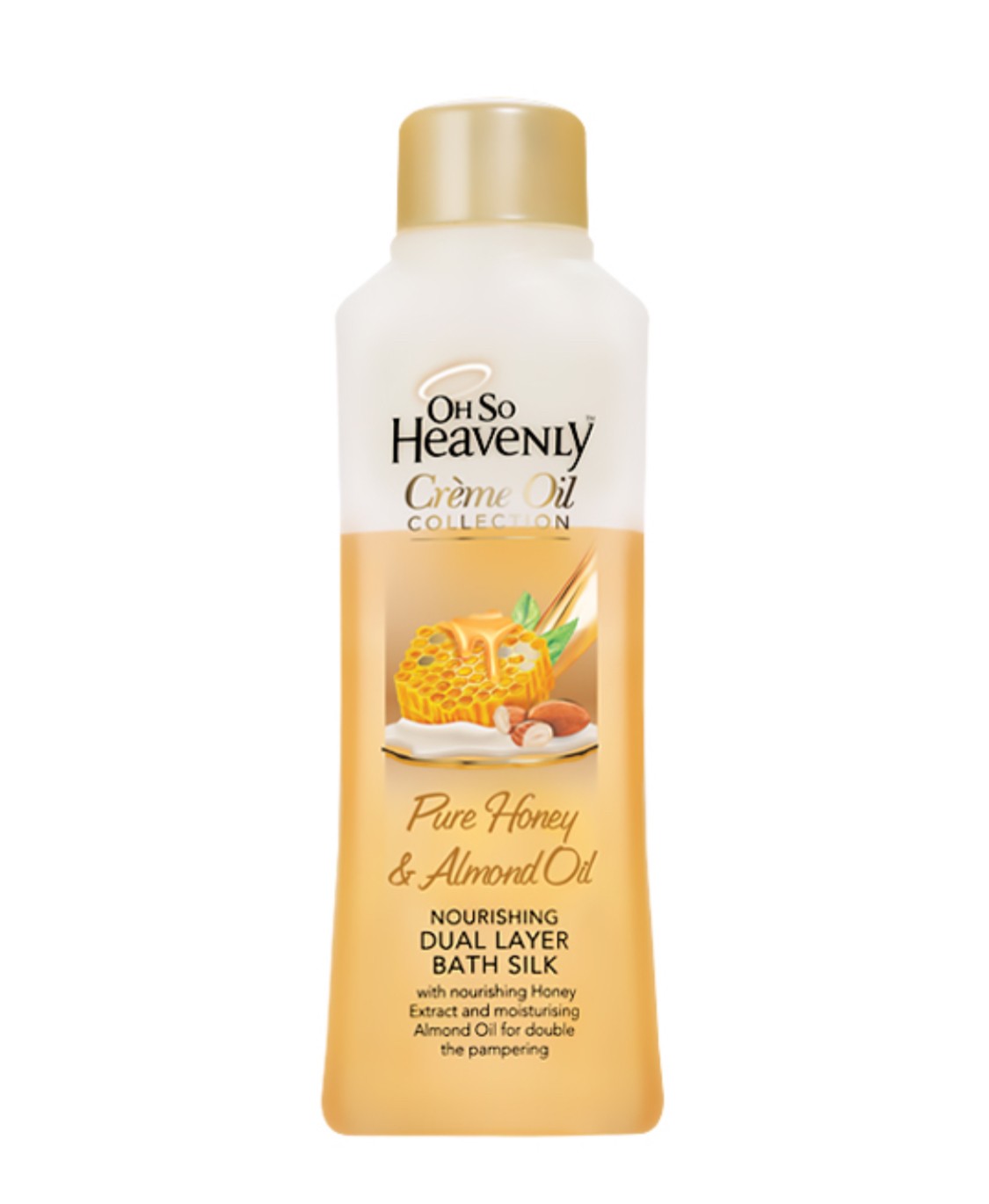 Oh So Heavenly Pure Honey & Almond Oil Dual Layer Bath Silk (750ml)