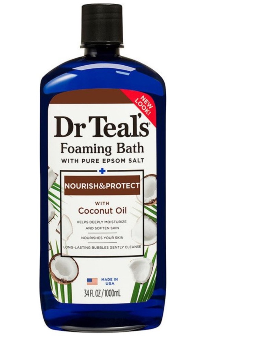 Dr Teal's Foaming Bath Coconut Oil (1000ml)