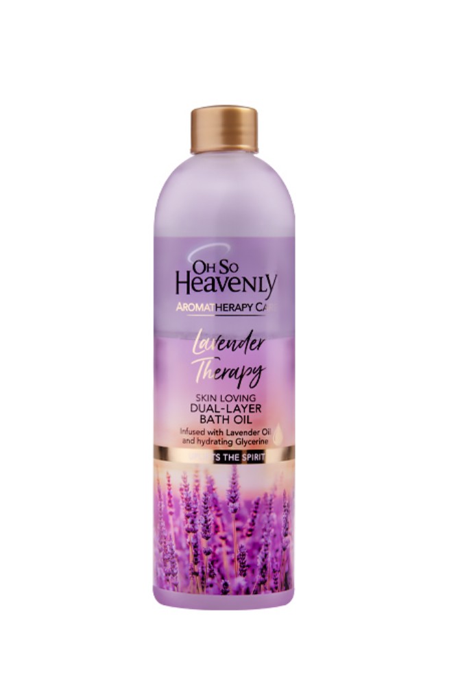 Oh So Heavenly Lavender Therapy Dual-Layer Bath Oil (400ml)