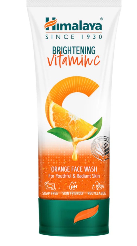 Himalaya Brightening Vitamin C Orange Face Wash (100ml)