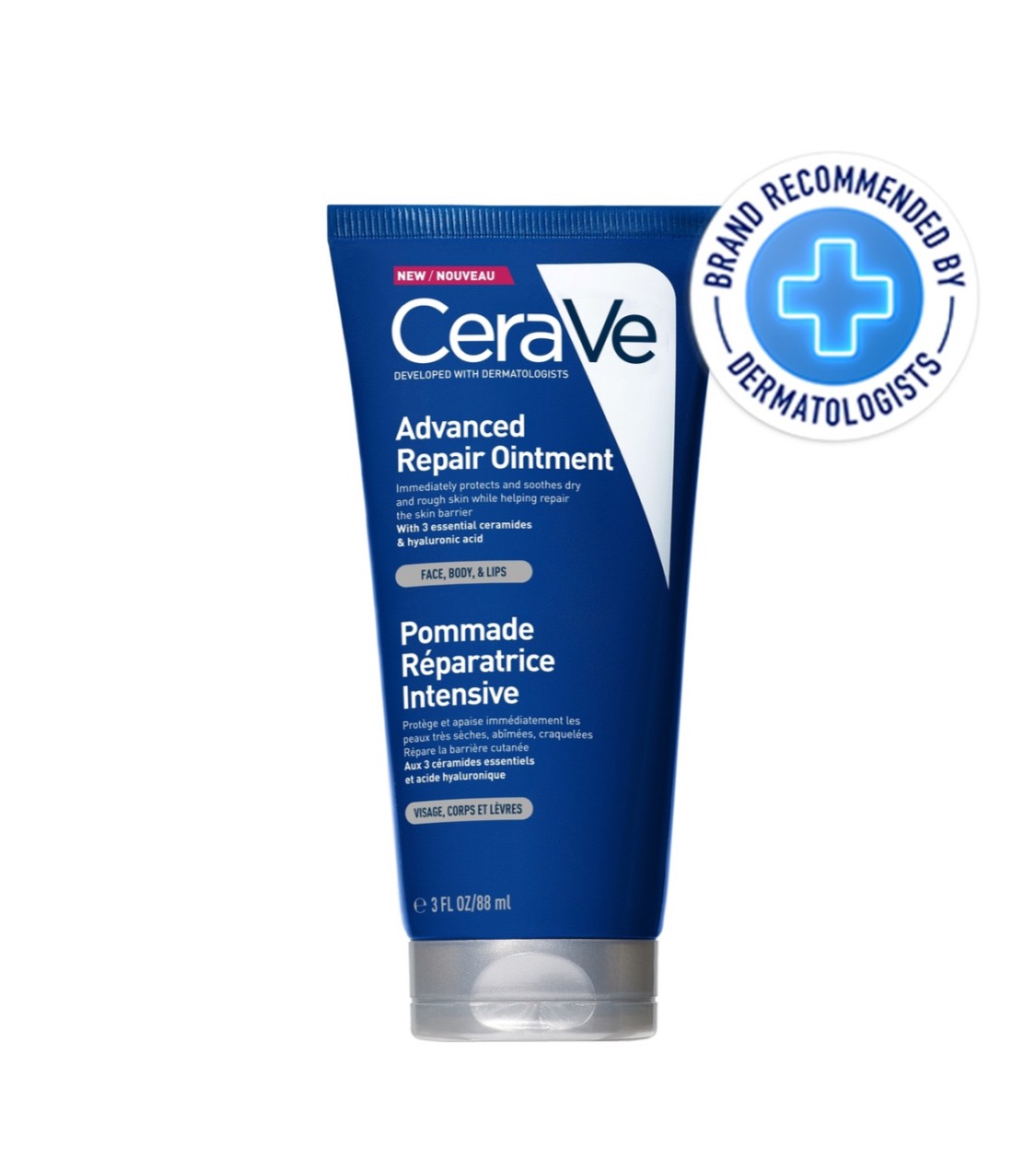 CeraVe Advanced Repair Ointment for Very Dry and Chapped Skin 88ml