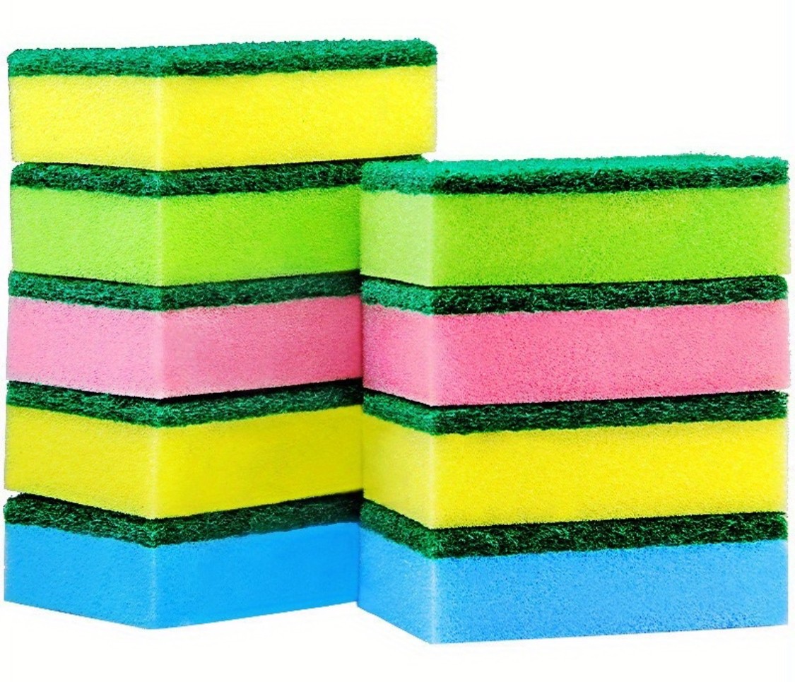 Wholesale Dishwashing Sponges – 156 Packs (3 Sponges per Pack) – Bulk Kitchen Cleaning Supplies